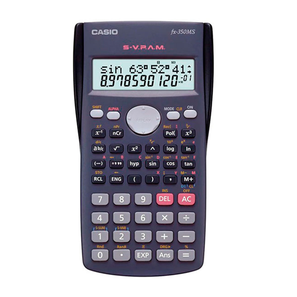 FX-350MS CASIO                                                        | CALCULADORA FX-350MS CIENTIFICA 240 FUNCIONES                                                                                                                                                                                                   