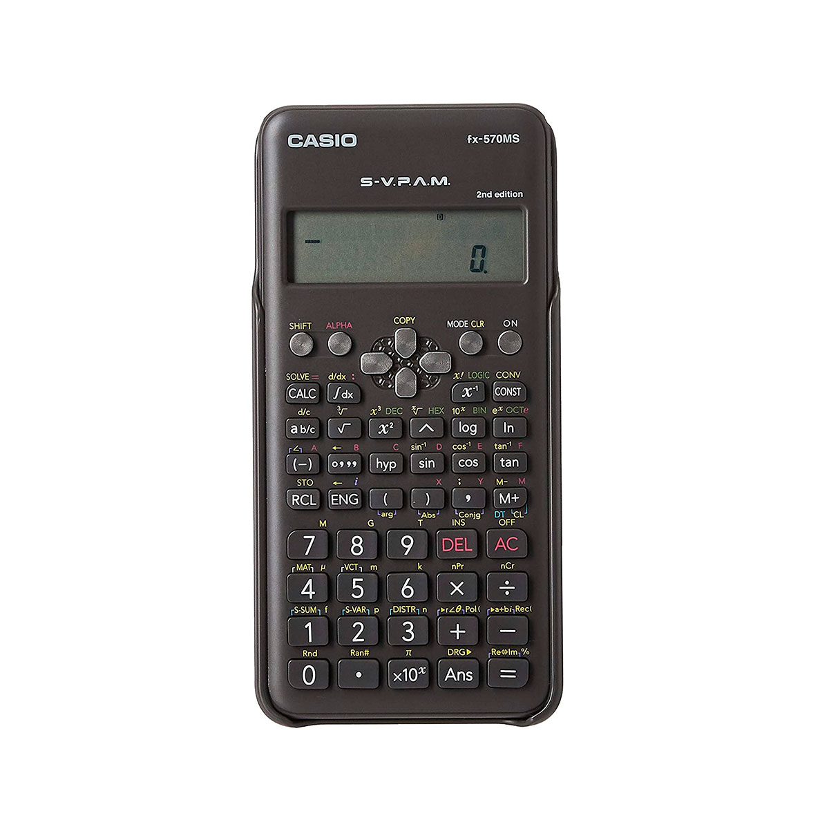 FX-570MS CASIO                                                        | CALCULADORA FX-570MS CIENTIFICA DISPLAY 2 LINEAS 12 + 2 DIGITOS                                                                                                                                                                                 