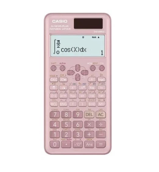 FX-991ESPLUSR CASIO                                                        | CALCULADORA CIENTIFICA FX-991ESPLUS ROSA 417 FUNCIONES                                                                                                                                                                                          