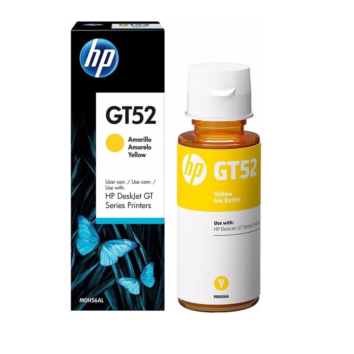 GT52-M0H56AL HP                                                           | BOTELLA DE TINTA GT52 / M0H54AL AMARILLO                                                                                                                                                                                                        