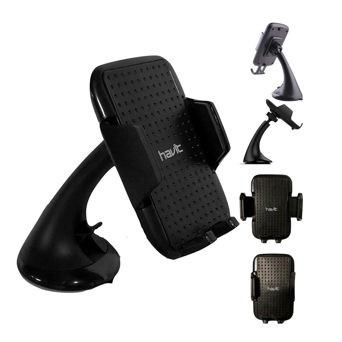 H717 HAVIT                                                        | SOPORTE DE CELULARES H717 SMARTPHONE PARA VIDRIO DE AUTO                                                                                                                                                                                        