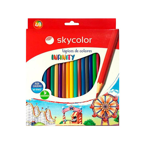 JJ101303-2 SKY                                                          | LAPICES LARGOS POR 24 COLORES INFINITE                                                                                                                                                                                                          