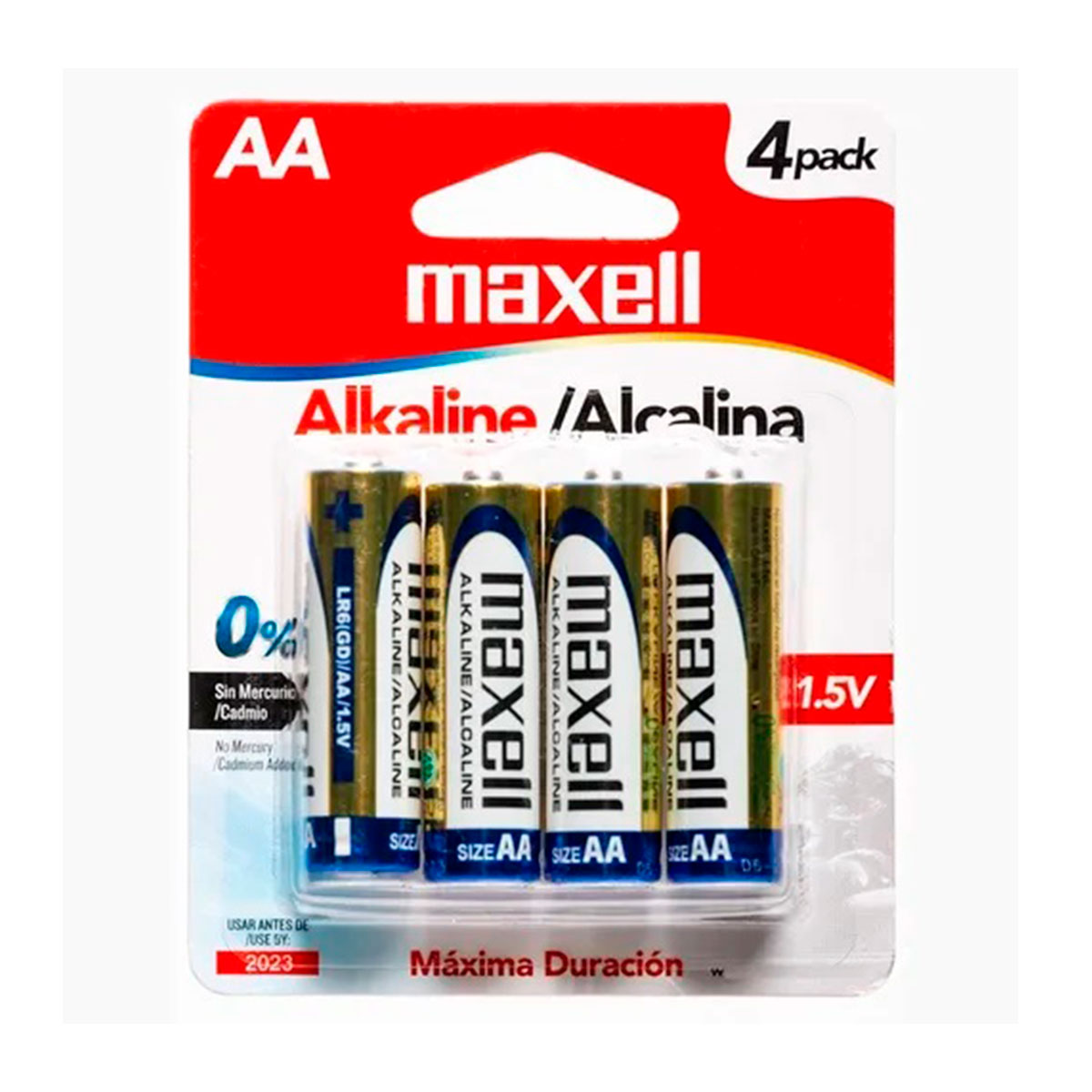 MXMAXAA4000 MAXELL                                                       | PILA ALKALINA AA BLISTER POR 4 UNIDADES                                                                                                                                                                                                         