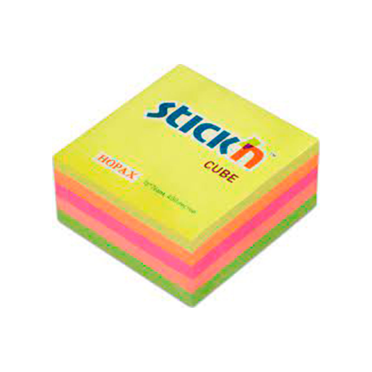 NOT21012 HOPAX                                                        | NOTAS ADHESIVAS 400 HOJAS COLORES FLUO NEON 76 X 76 MM                                                                                                                                                                                          