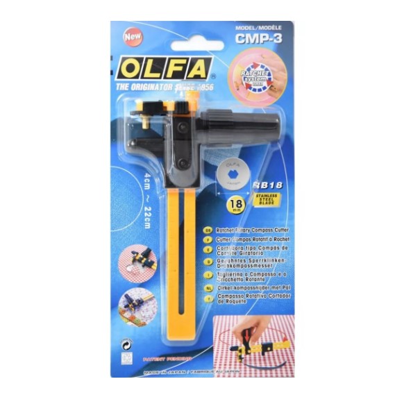 OLFCMP3 OLFA                                                         | CUCHILLA ROTARYCMP-3 18MM T/COMPAS (RB18)                                                                                                                                                                                                       