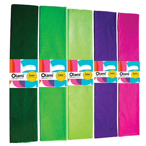 PCCOM80-12 OLAMI                                                        | PAPEL CREPE VERDE MANZANA                                                                                                                                                                                                                       