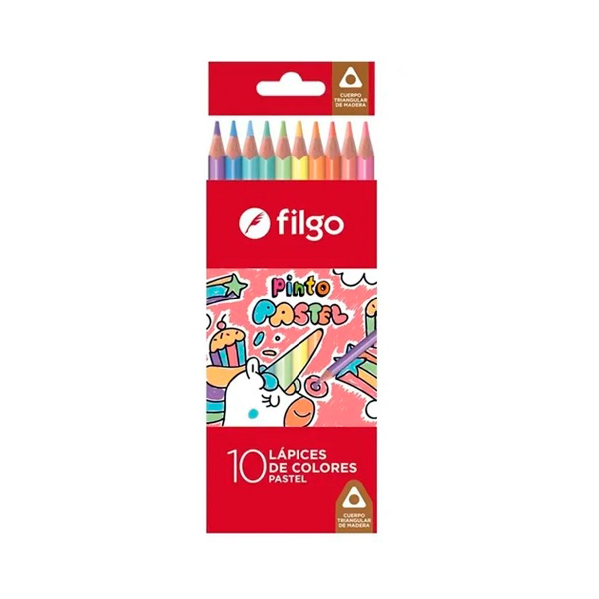 PN401-E10-PAS FILGO                                                        | LAPICES DE COLORES PINTO PASTEL 10 UNIDADES                                                                                                                                                                                                     