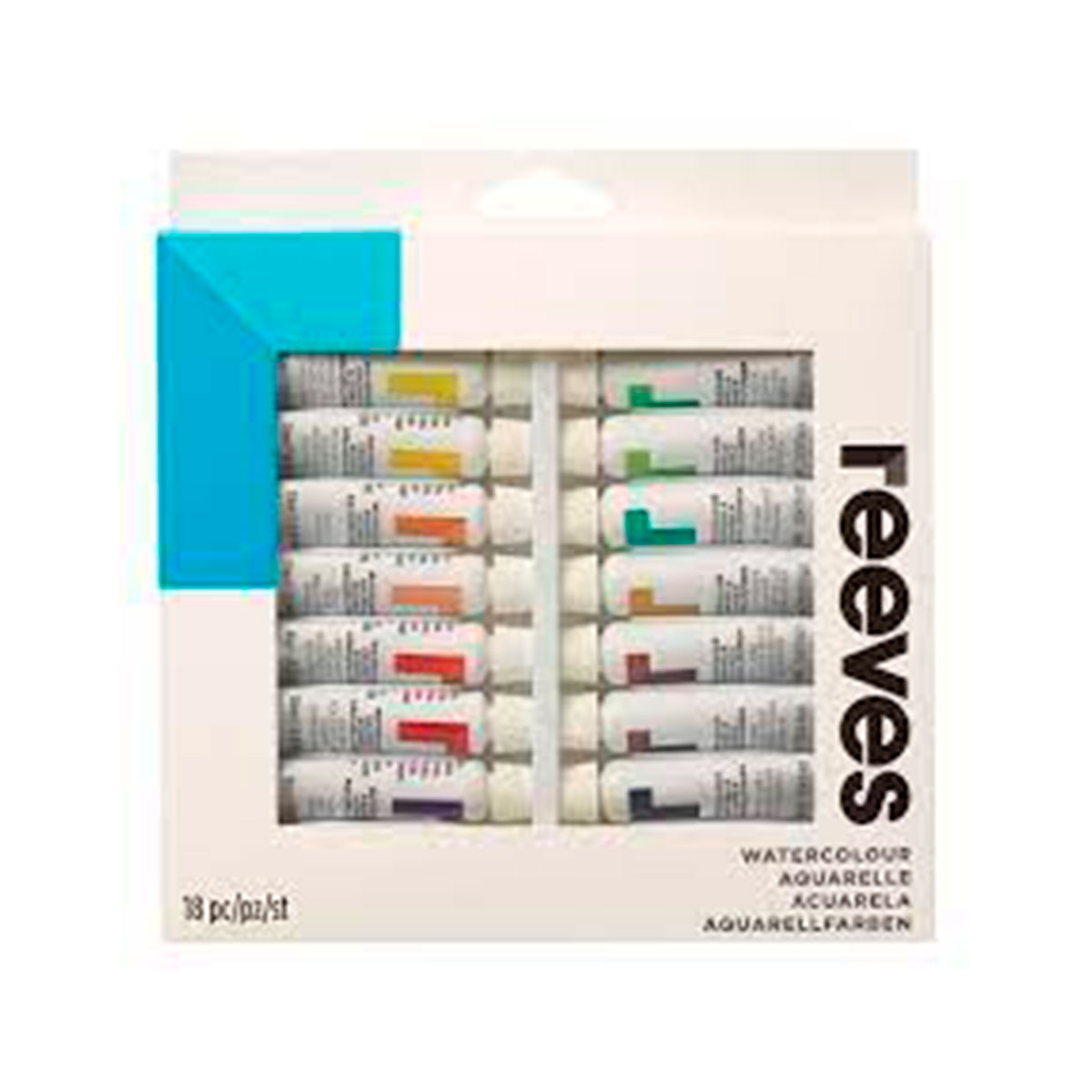 R0007730 REEVES                                                       | SET ACUARELAS POR 18 COLORES POMO 12 ML                                                                                                                                                                                                         