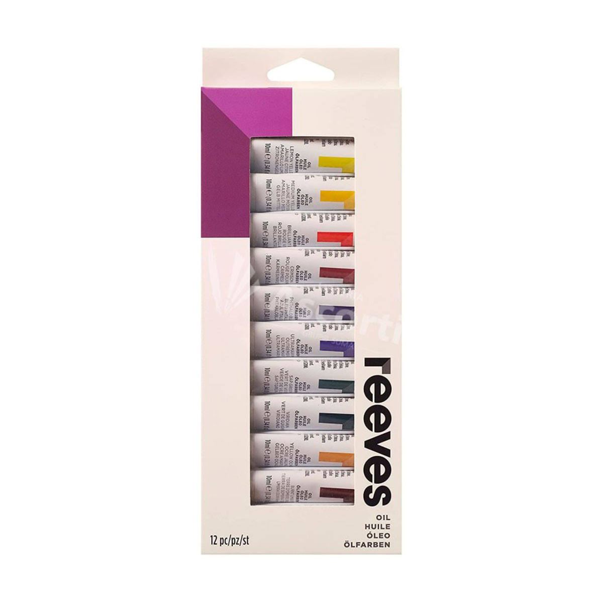 R0007740 REEVES                                                       | OLEO PASTEL ACUARELABLE POR 12 COLORES                                                                                                                                                                                                          