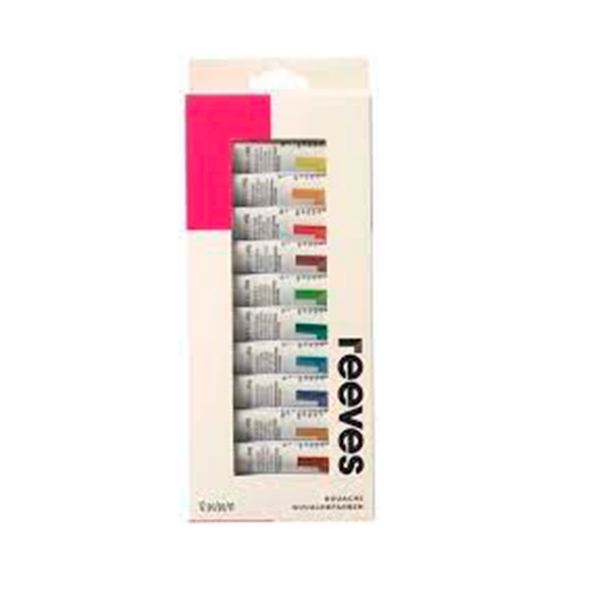 R0007760 REEVES                                                       | SET DE GOUACHE POR 12 COLORES POMO 12 ML                                                                                                                                                                                                        