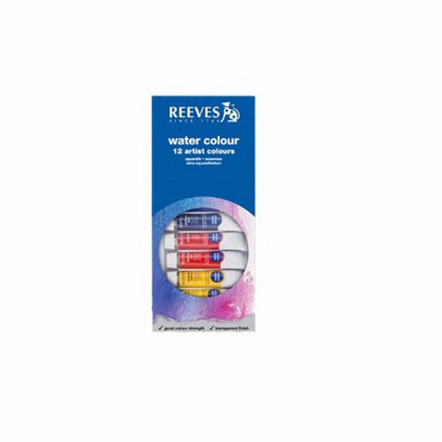 R8493250 REEVES                                                       | SET ACUARELAS POR 12 COLORES POMO 10 ML                                                                                                                                                                                                         