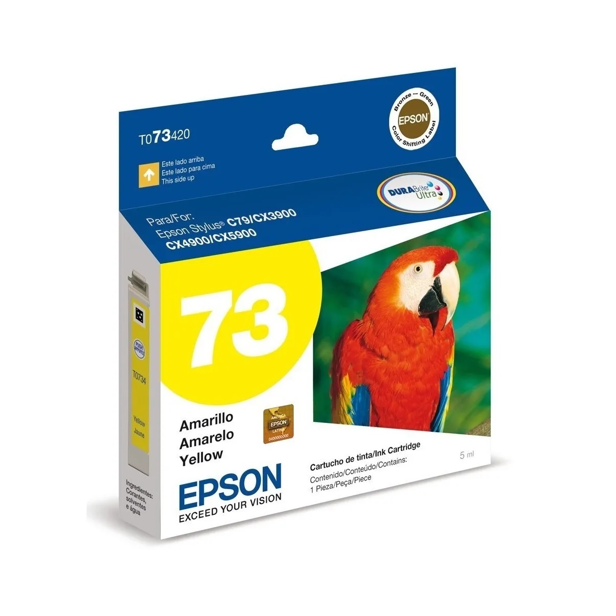 T073420-AL EPSON                                                        | CARTUCHO T073420-AL AMARILLO C79/C92/CX-3900/CX-4900/CX-5600/CX-5900/C110/CX-9300F/TX200/TX400                                                                                                                                                  