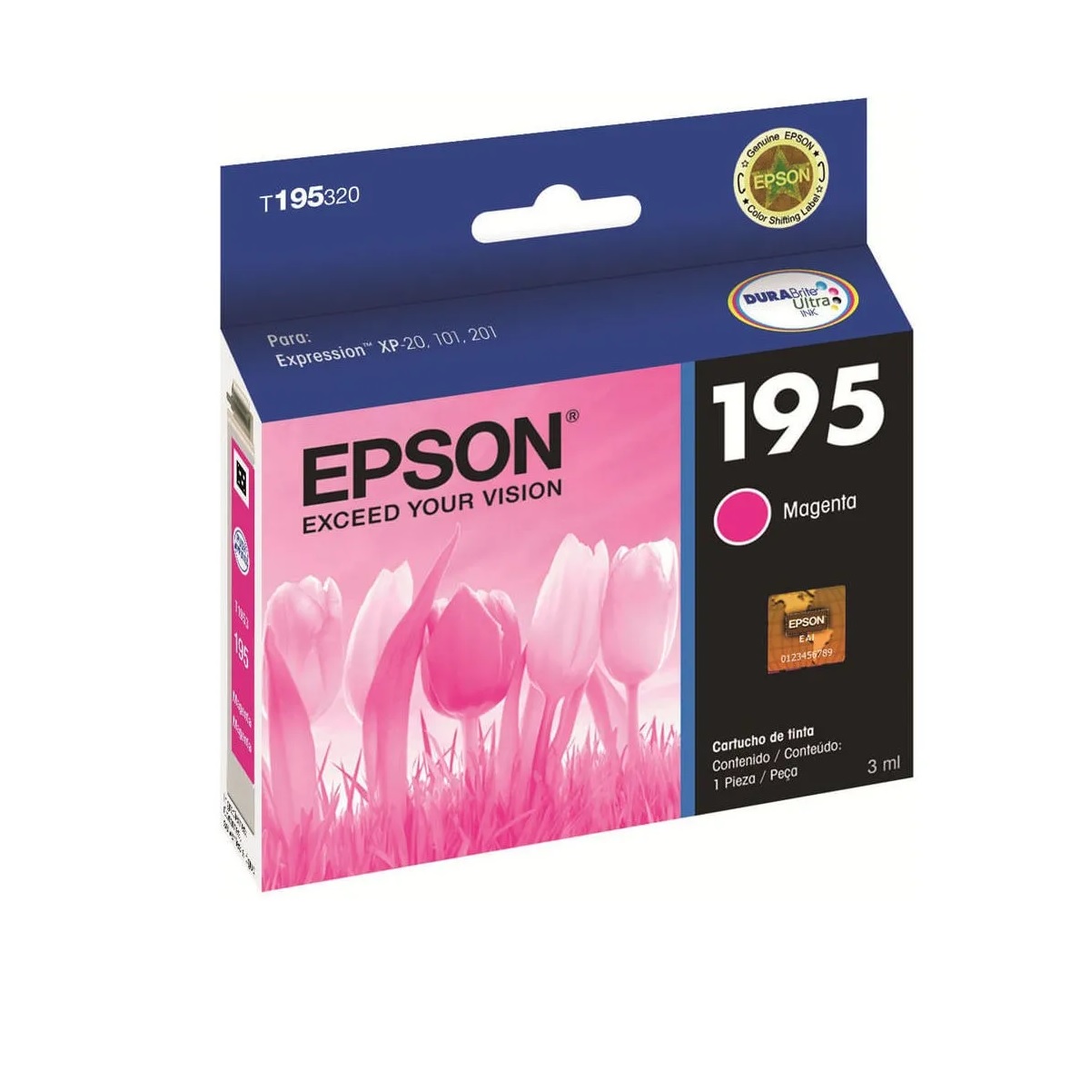 T195320-AL EPSON                                                        | CARTUCHO T195320-AL MAGENTA XP-201                                                                                                                                                                                                              