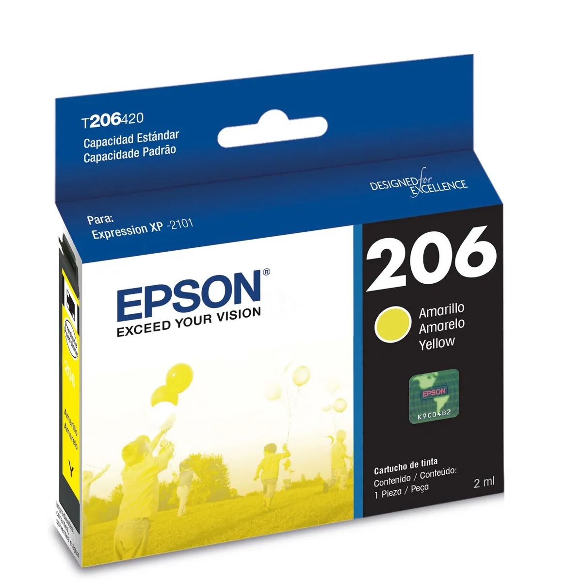 T206420-AL EPSON                                                        | CARTUCHO T206420-AL AMARILLO XP-2101 (200 PAGINAS)                                                                                                                                                                                              