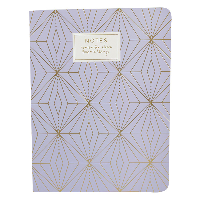 TALME-4580 TALBOT                                                       | CUADERNO METALIZADO 17X25CM 40 HOJAS RAYADAS GATSBY ROMBO                                                                                                                                                                                       