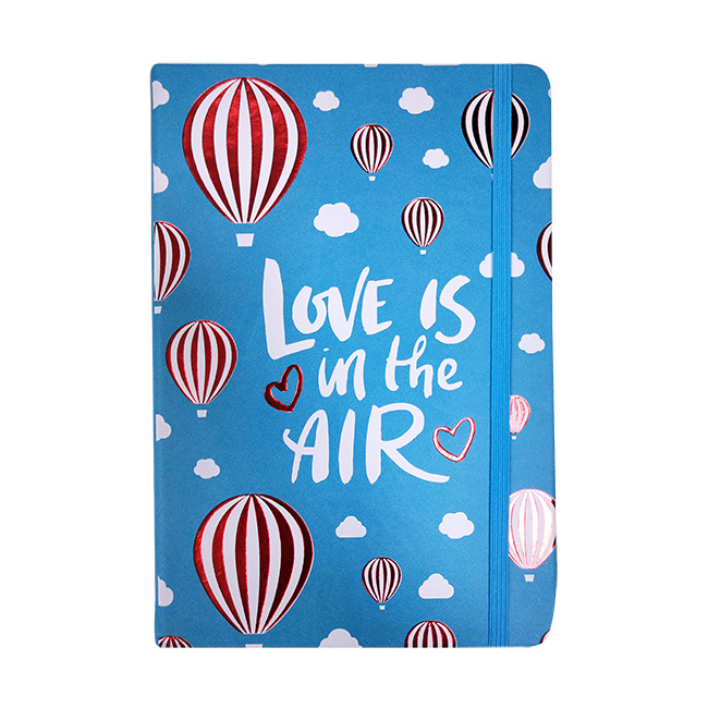 TALPU-3982 TALBOT                                                       | CUADERNO PU 14X21CM LOVE IS IN THE AIR                                                                                                                                                                                                          