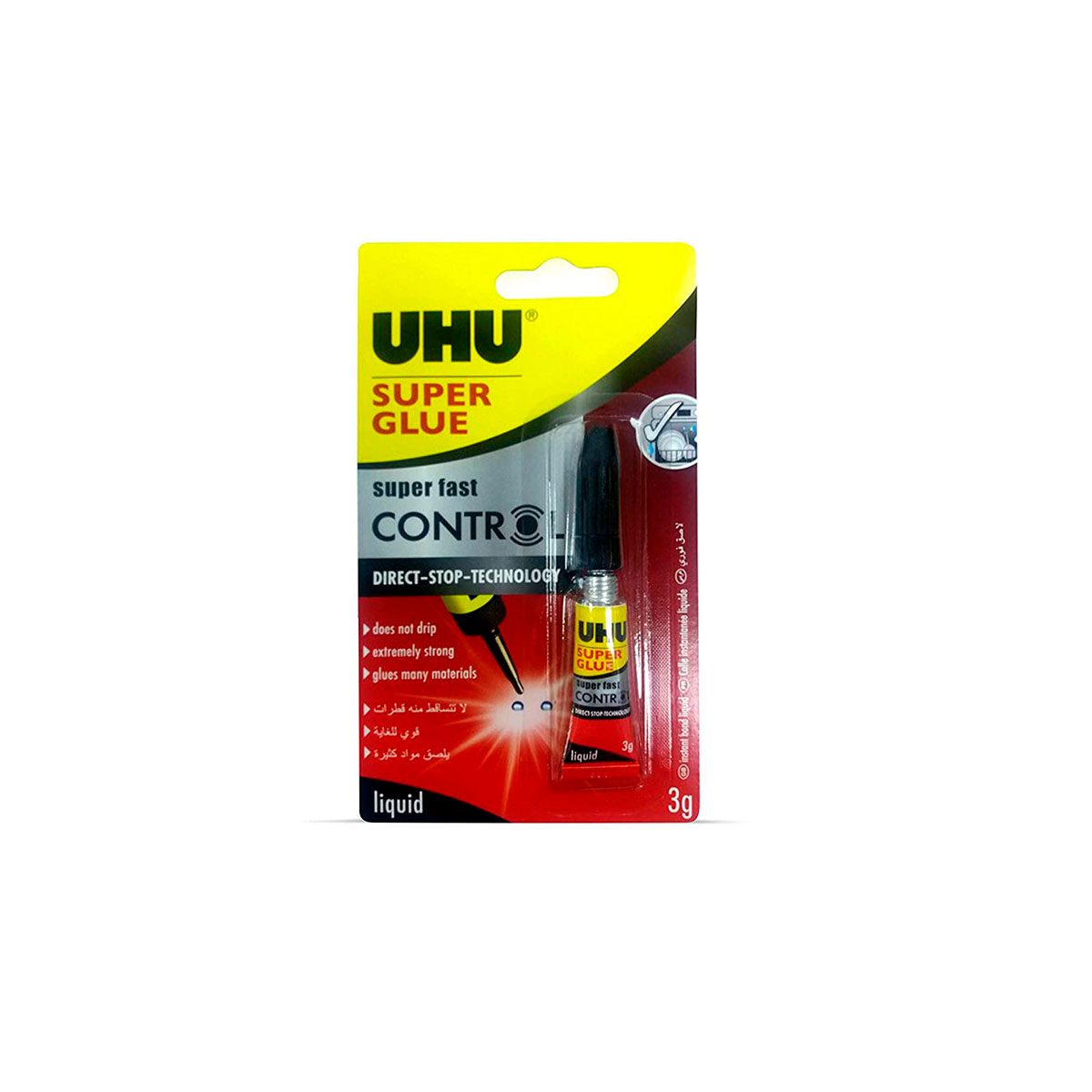 U36015 UHU                                                          | ADHESIVO SUPER GLUE CONTROL                                                                                                                                                                                                                     