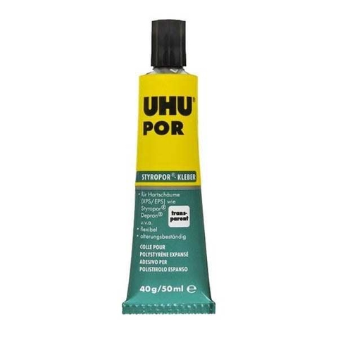 U37590 UHU                                                          | ADHESIVO POR PARA POLIETILENO EXPANDIDO 33ML                                                                                                                                                                                                    