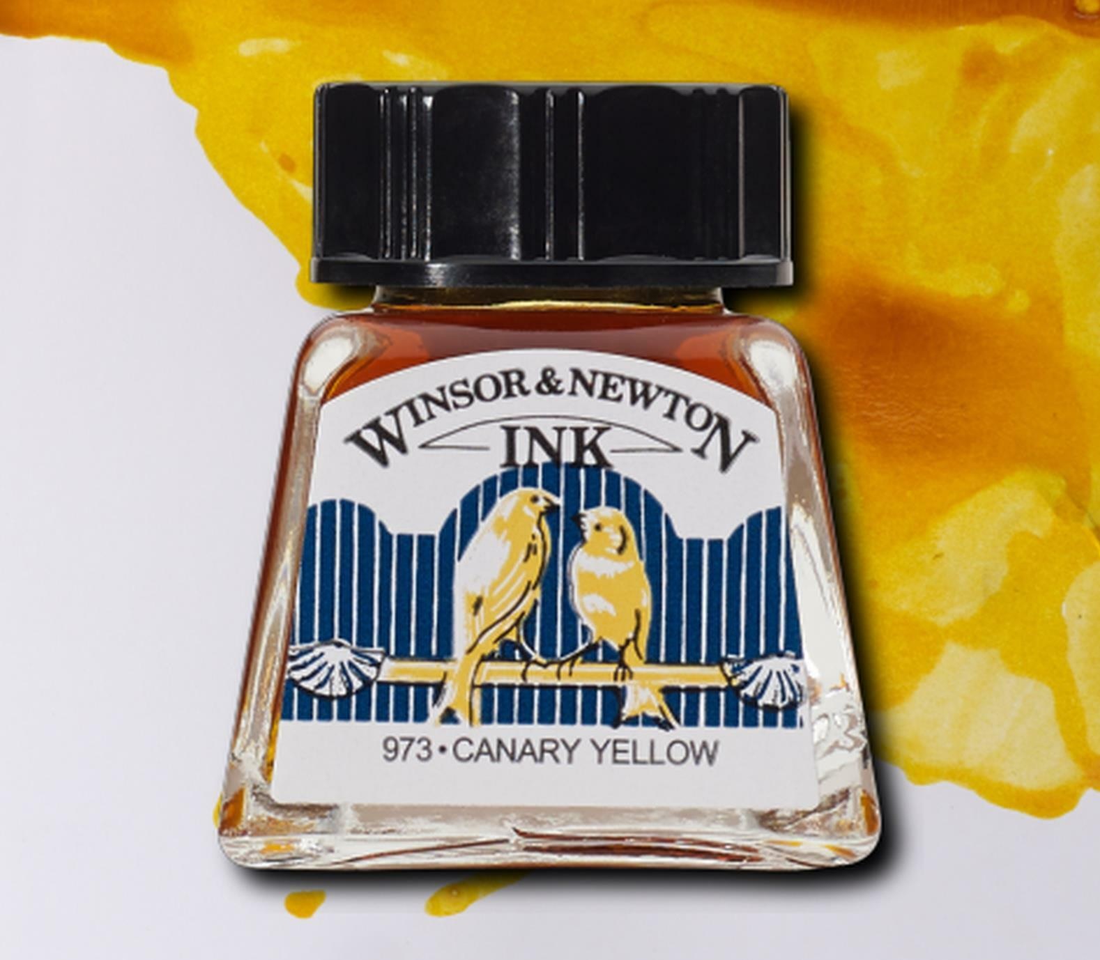 W1005123 WINSOR & NEWTON                                              | TINTA DE DIBUJO 14ML AMARILLO CANARIO 123                                                                                                                                                                                                                 