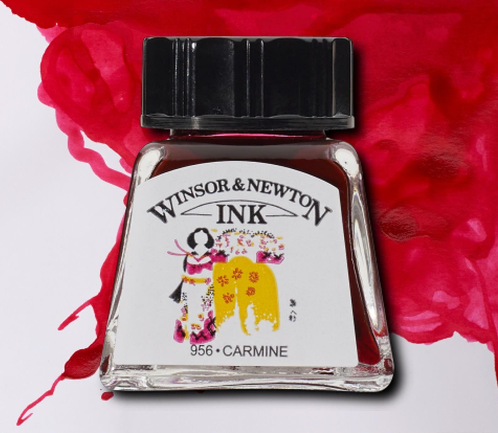 W1005127 WINSOR & NEWTON                                              | TINTA DE DIBUJO 14ML CARMIN 127                                                                                                                                                                                                                           