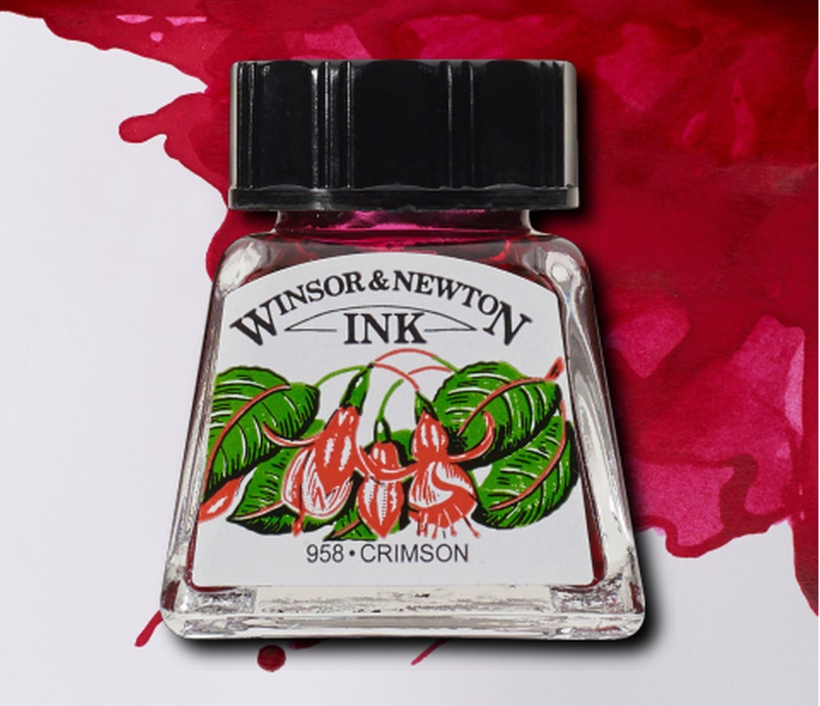 W1005203 WINSOR & NEWTON                                              | TINTA DE DIBUJO 14ML CARMESI 203                                                                                                                                                                                                                          