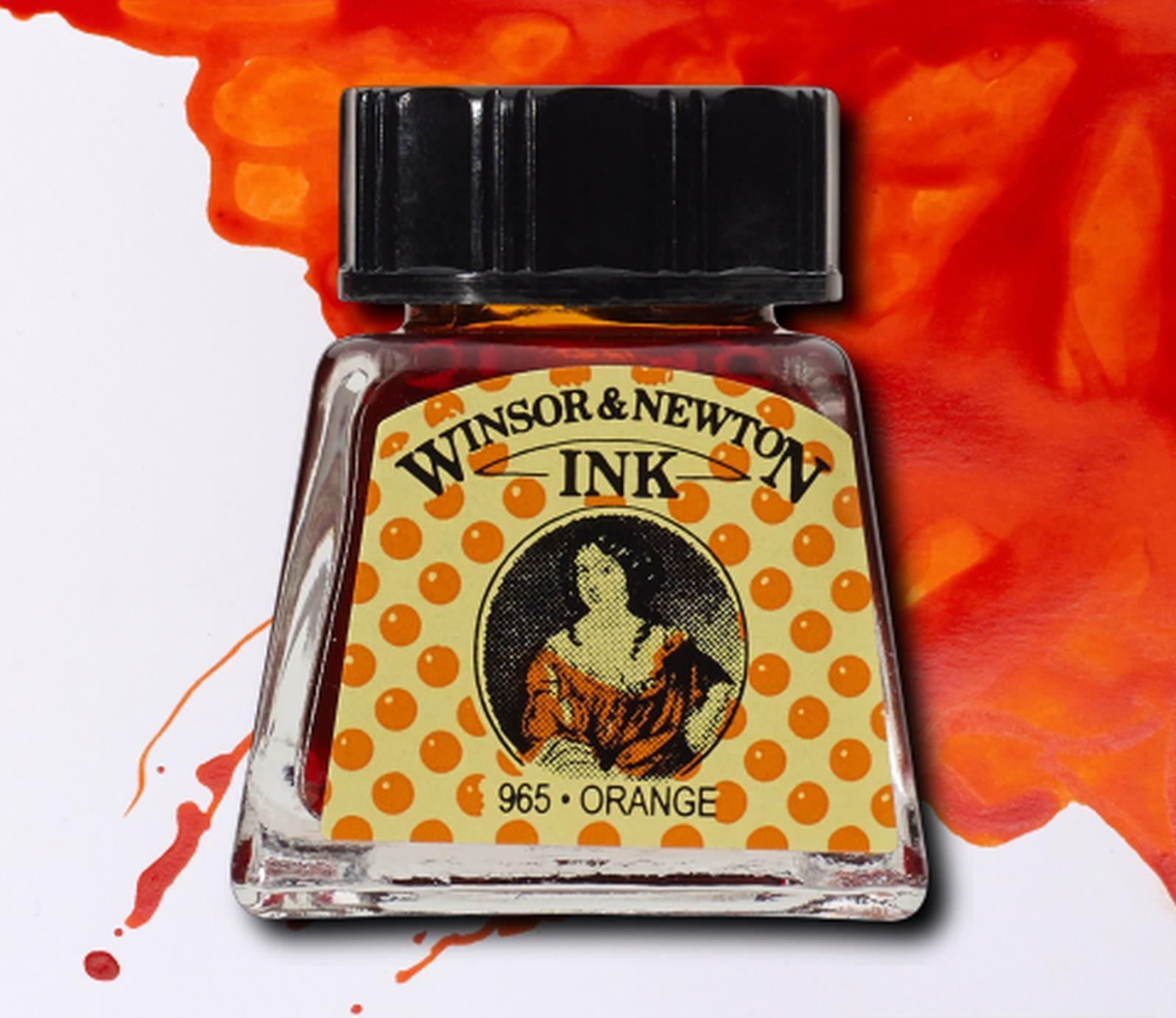 W1005449 WINSOR & NEWTON                                              | TINTA DE DIBUJO 14ML NARANJA 449                                                                                                                                                                                                                          