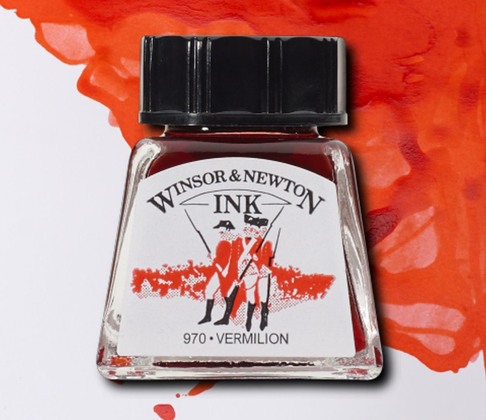 W1005680 WINSOR & NEWTON                                              | TINTA DE DIBUJO 14ML BERMELLON 680                                                                                                                                                                                                                        