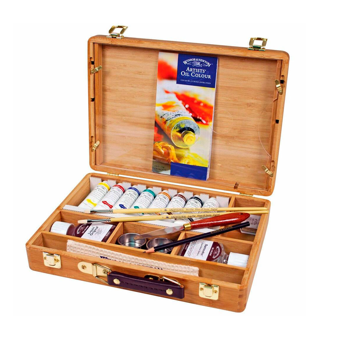 W1290018 WINSOR & NEWTON                                              | SET ARTISTIC OIL COLOR BAMBOO BOX                                                                                                                                                                                                               