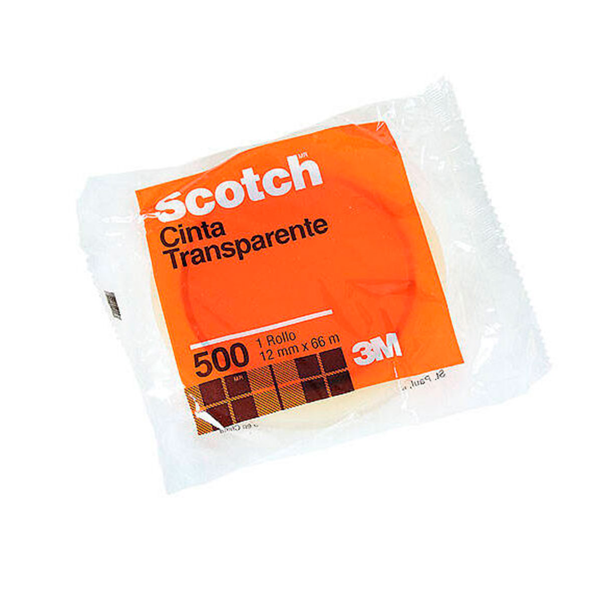 XT002145206 SCOTCH                                                       | CINTA ADHESIVA 500 12MM X 25M - FLOW PACK WRAP                                                                                                                                                                                                  